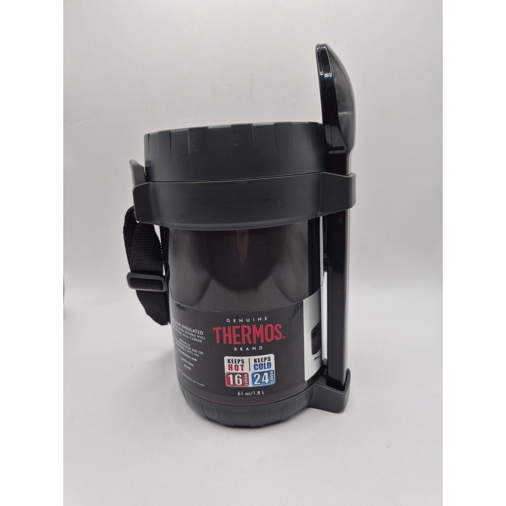 Thermos All-In-One Vacuum Insulated Stainless Steel Meal Carrier With Spoons